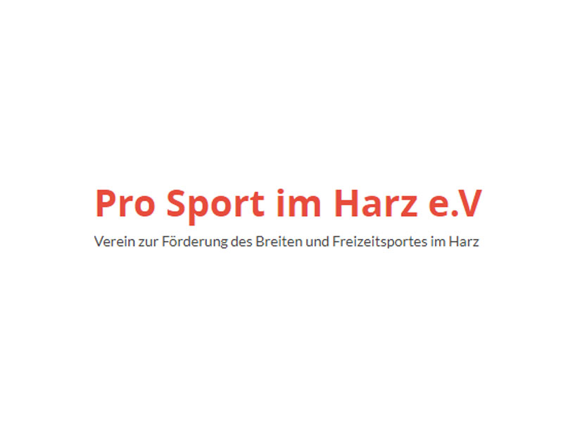 Pro Sport Harz e.V. – Vereinshomepage